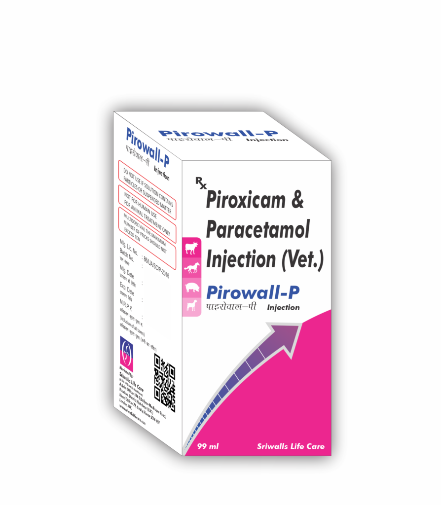 Veterinary Piroxicam & Paracetamol 100 ml