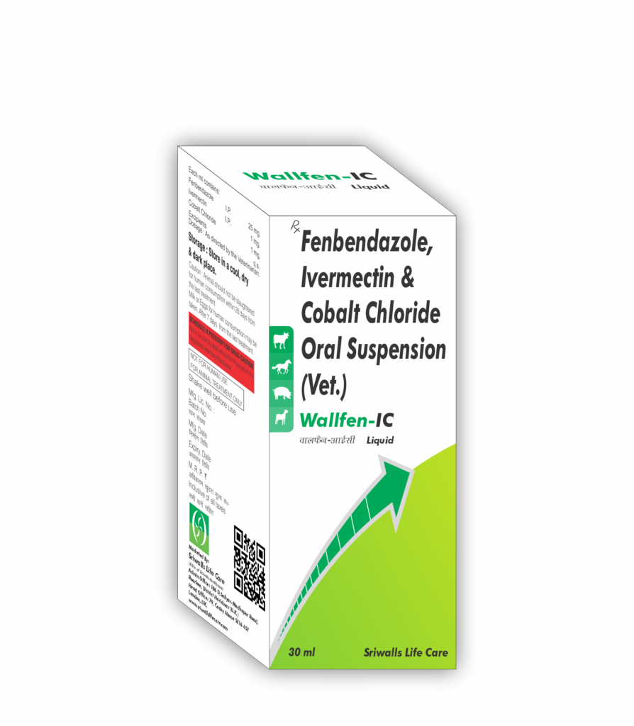 Veterinary Fenbendazole, Ivermectin & Cobalt Chloride Liquid