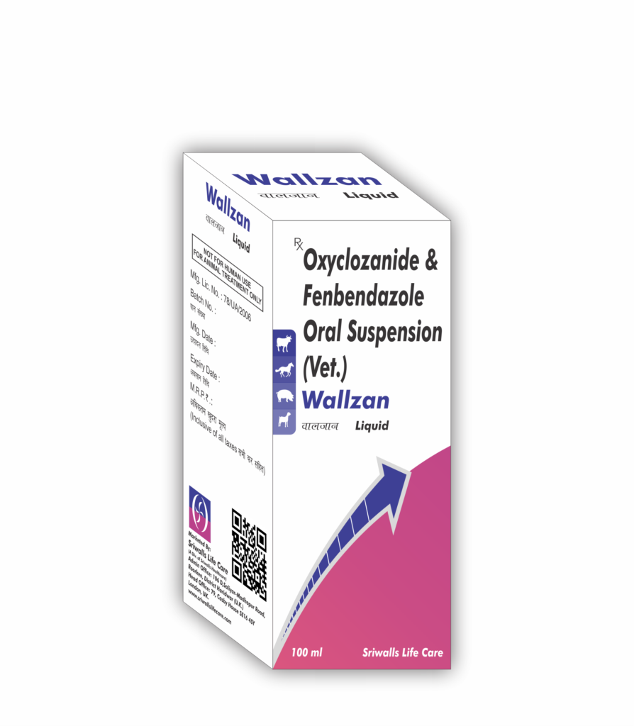Veterinary Oxyclozanide & Fenbendazole 100 ml