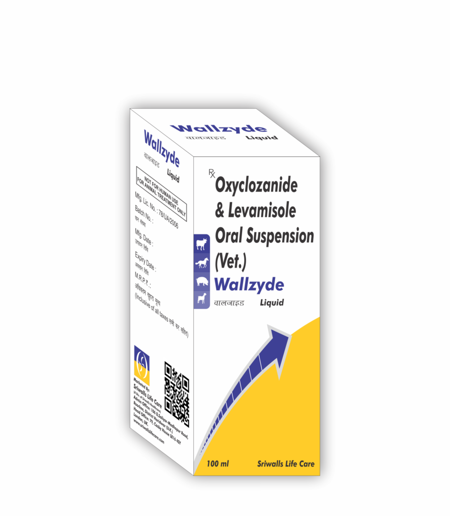 Veterinary Oxyclozanide & Levamisole 100 ml