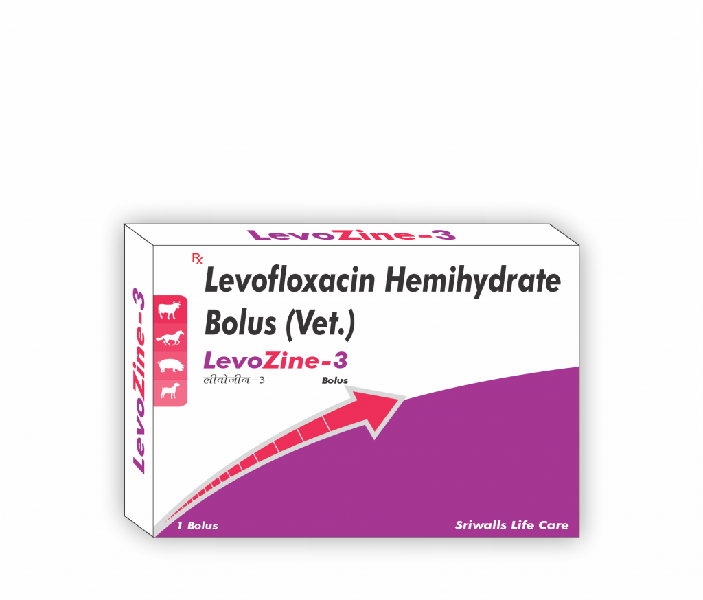 Levofloxacin 3 gm Veterinary Bolus