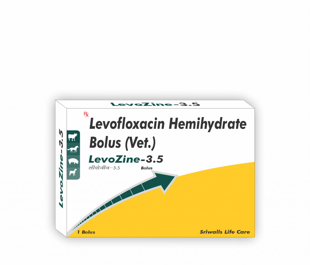 Levofloxacin 3.5 gm Veterinary Bolus